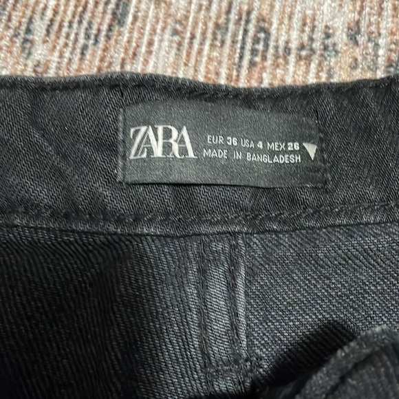 Zara Super High Waist Jean Shorts - Picture 3 of 4